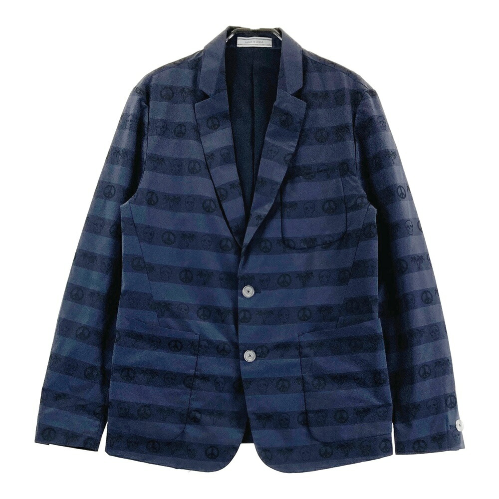 楽天市場】【美品】マークアンドロナ テーラードジャケット グレー×白