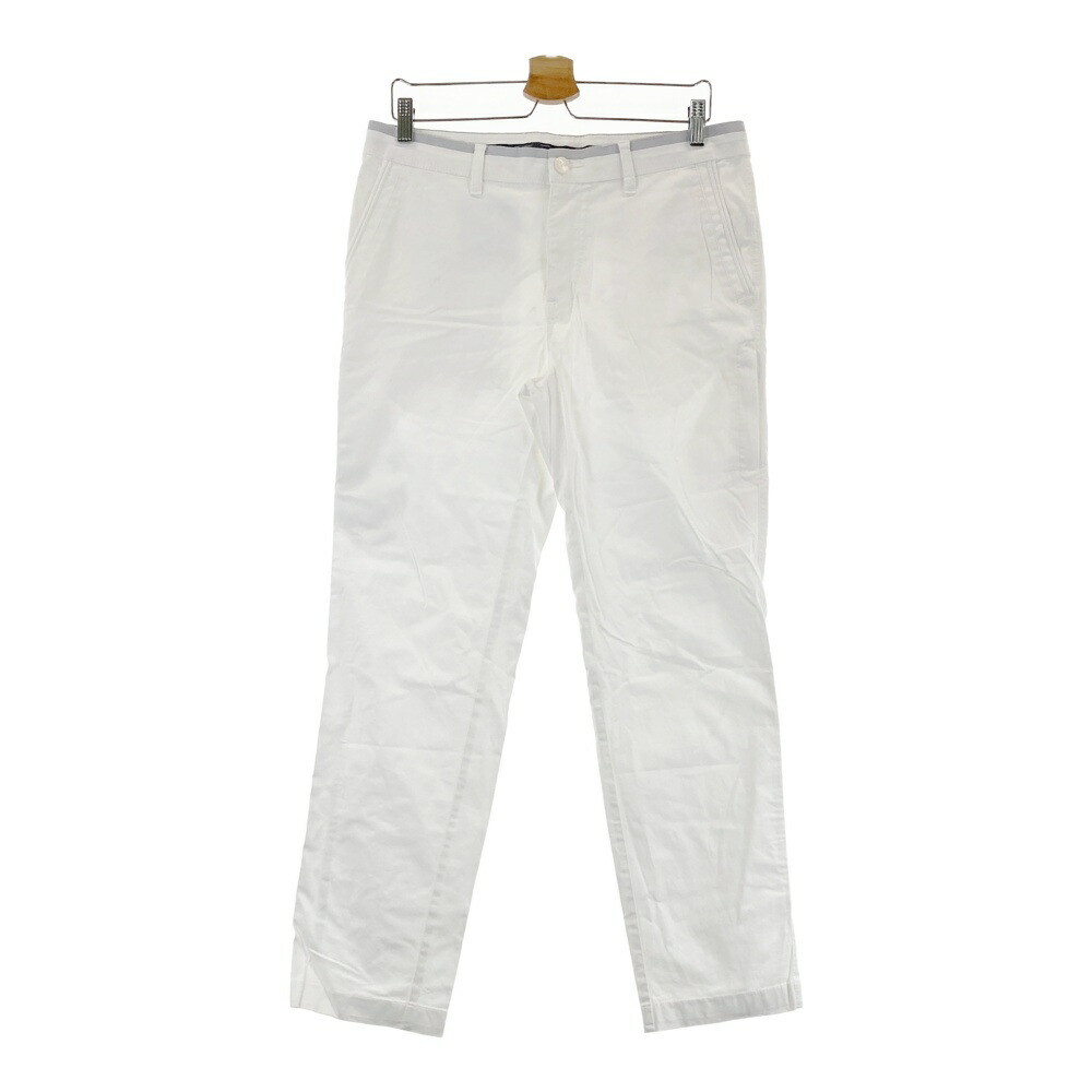 23区GOLF ニジュウサンクゴルフ ×BALANCE ストレッチパンツ ホワイト系 86 【中古】ゴルフウェア メンズ