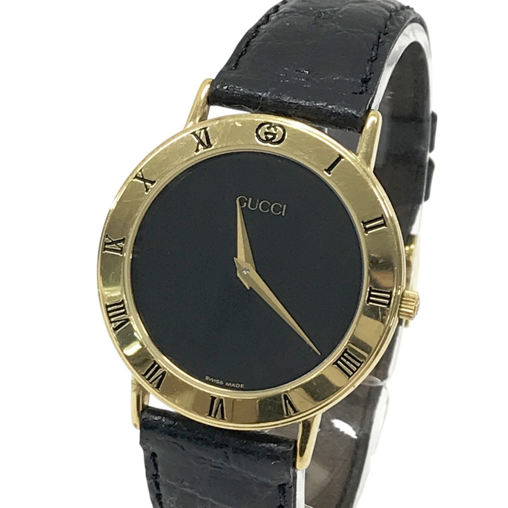 GUCCI レザー ブラック 時計 GUCCI 25H watch, 40mm in steel | GUCCI® US