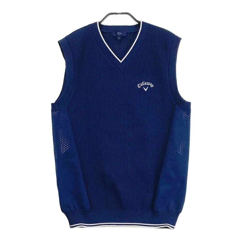 楽天市場】CALLAWAY キャロウェイ Vネック ニットベスト チェック柄