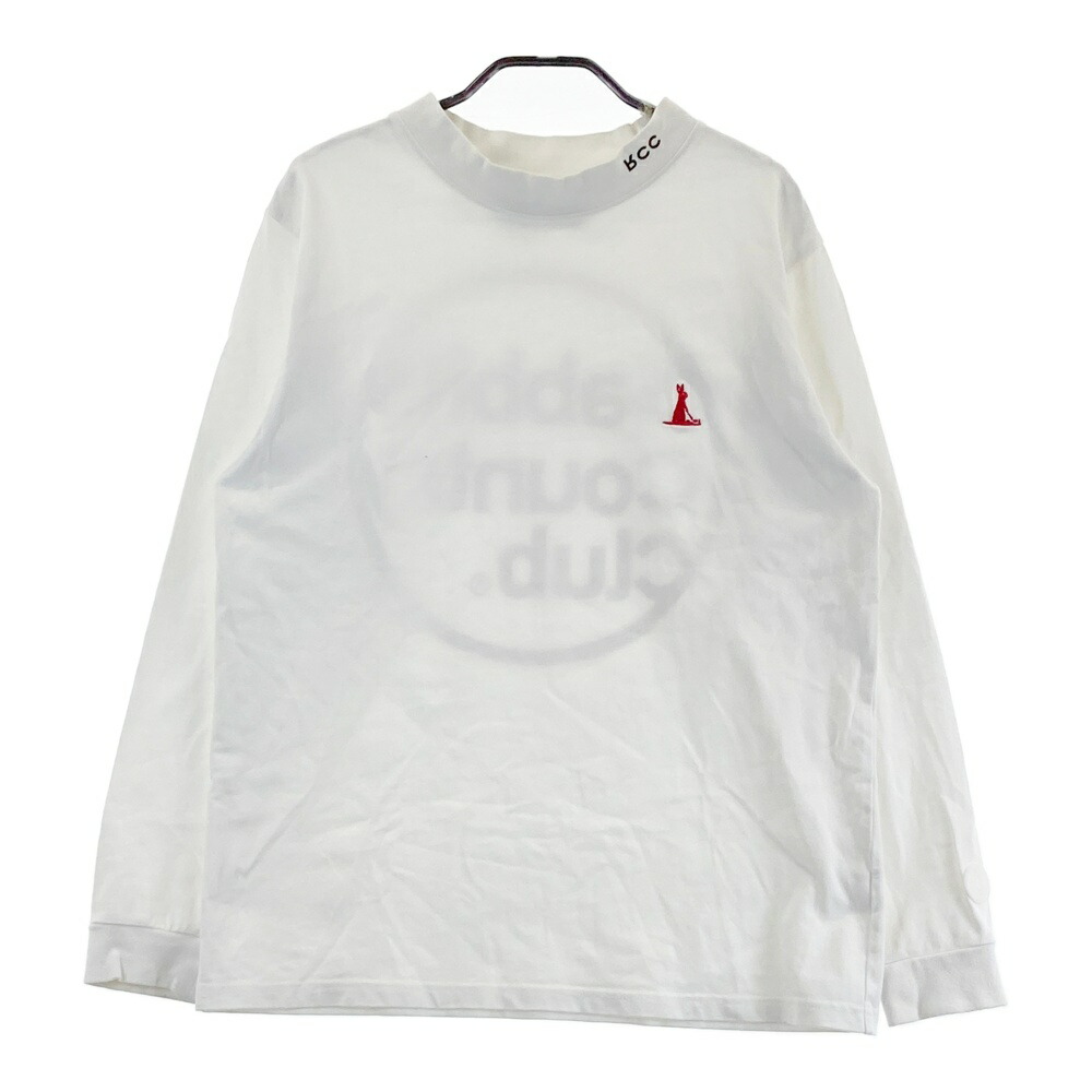 エフアールツーゴルフ #FR2GOLF 長袖 ハイネック シャツ 白 ラビッツ