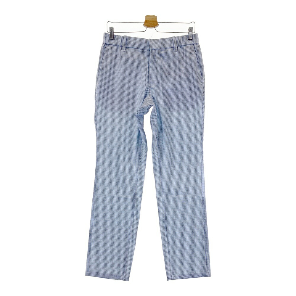ADABAT アダバット ストレッチパンツ ドットエアー 総柄 ブルー系 46 【中古】ゴルフウェア メンズ