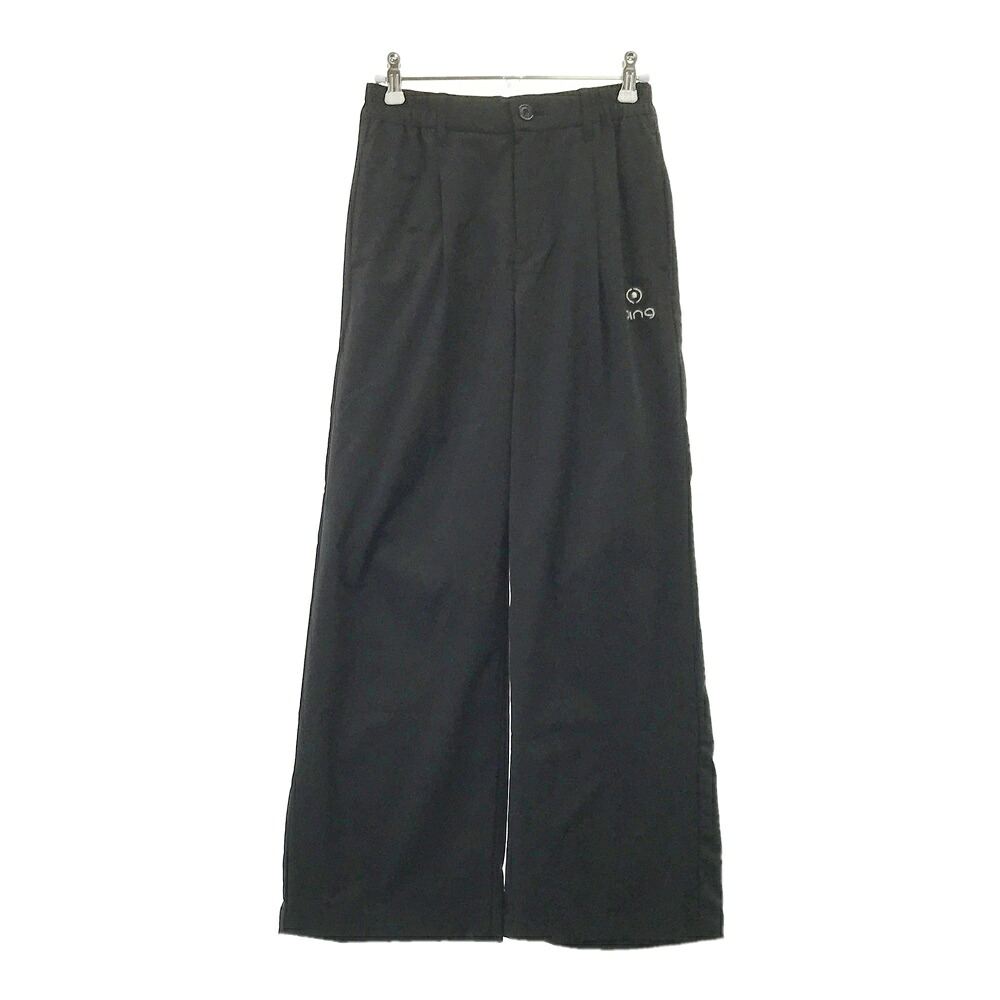 PING ピン ロングパンツ ブラック系 S 【中古】ゴルフウェア レディース