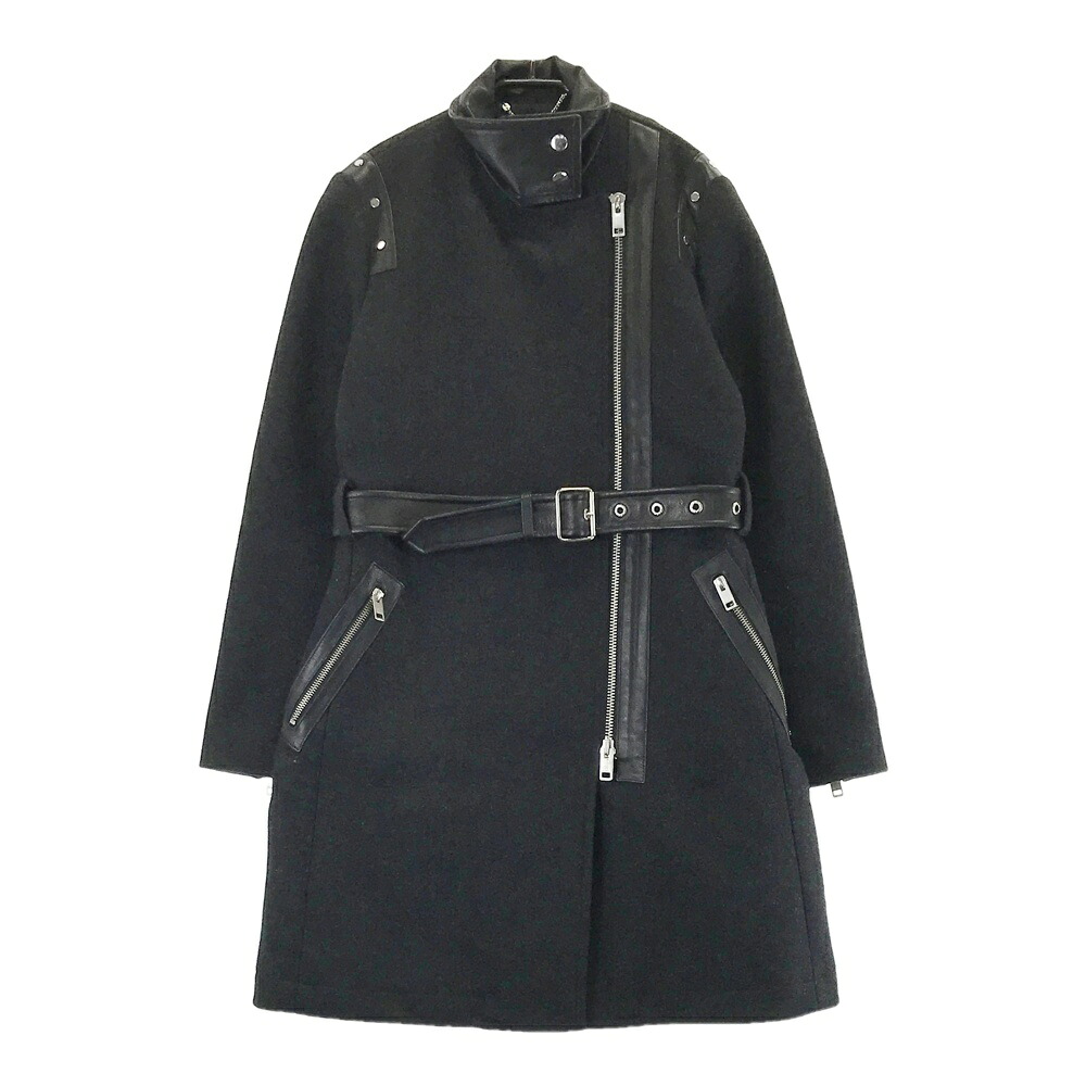 DIESEL ディーゼル チェスターコート ブラック系 XS 【中古】メンズ