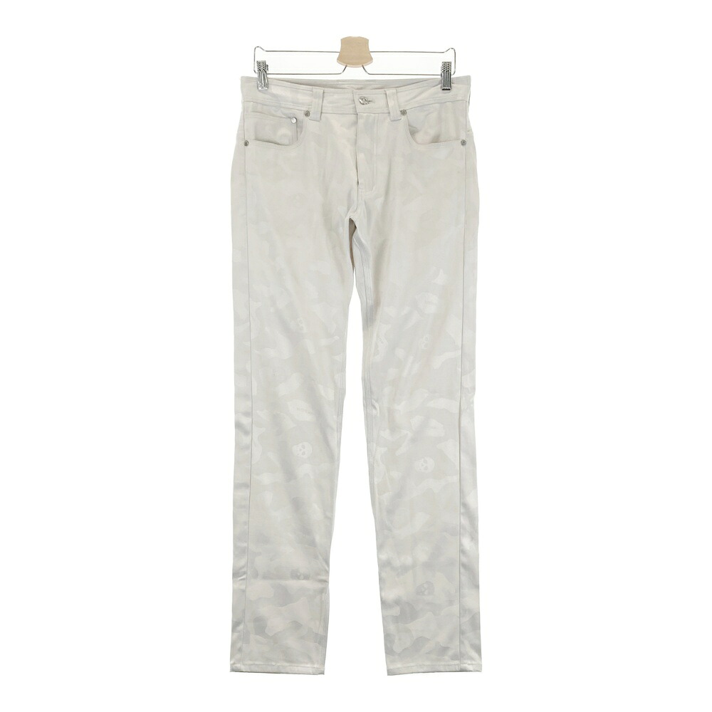 MARK&LONA マークアンドロナ ストレッチパンツ カモフラ柄 グレー系 M 【中古】ゴルフウェア メンズ