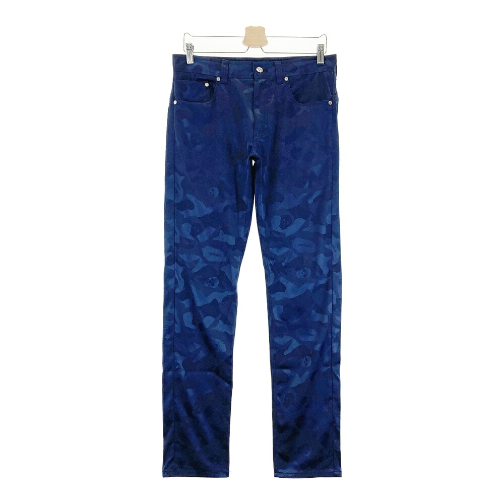 MARK&LONA マークアンドロナ ストレッチパンツ カモフラ柄 ネイビー系 M 【中古】ゴルフウェア メンズ｜中古ゴルフウェア通販STST