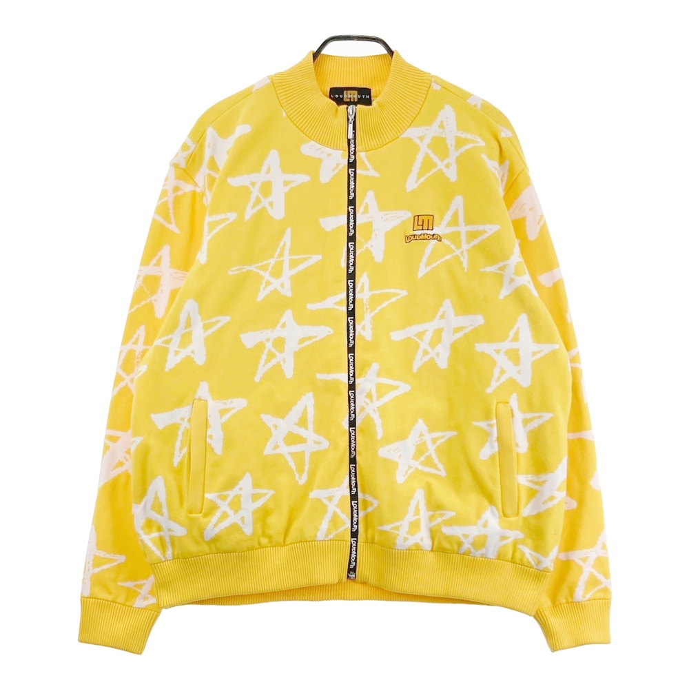 LOUD MOUTH ラウドマウス ニット ジップジャケット シューティングスタ イエロー系 XXL 【中古】ゴルフウェア メンズ|中古ゴルフウェア通販STST