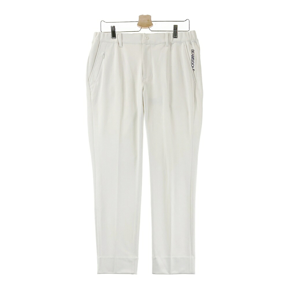 BEAMS GOLF ビームスゴルフ 2023年モデル ストレッチパンツ ホワイト系 48 【中古】ゴルフウェア メンズ