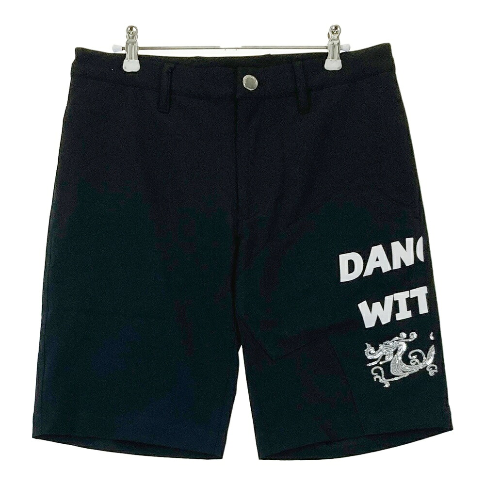 DANCE WITH DRAGON ダンスウィズドラゴン ハーフパンツ ブラック系 2 【中古】ゴルフウェア メンズ|中古ゴルフウェア通販STST