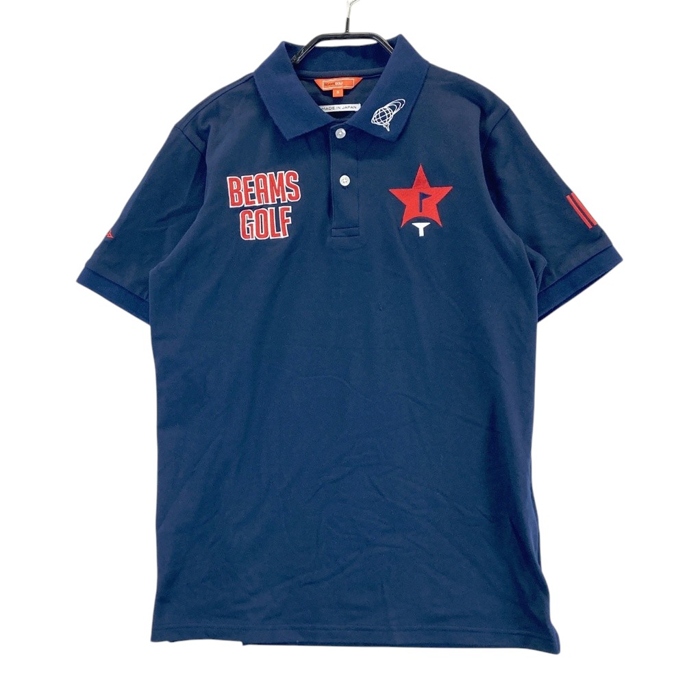 BEAMS GOLF ビームスゴルフ  半袖スポーツシャツ  米国海軍系 S 【中古】ゴルフお召しもの メンズ ゴルフ-メンズウェア-ウェア