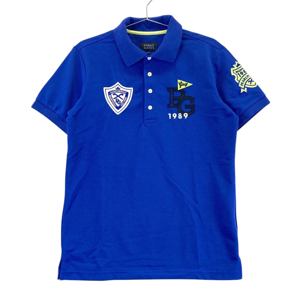 パーリーゲイツ　ポロシャツ　新品未使用　サイズ５ 楽天市場】PEARLY GATES パーリーゲイツ 半袖ポロシャツ ブルー系 5