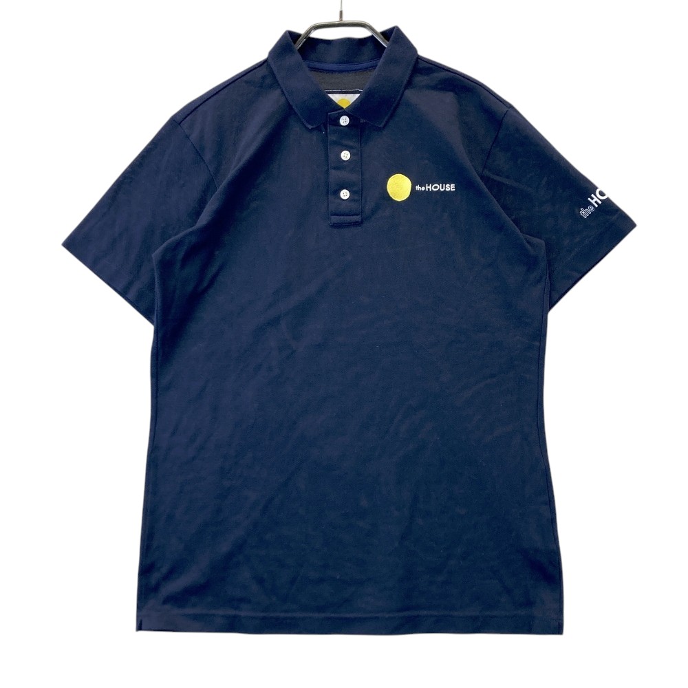 THE HOUSE ザ　ハウス 半袖ポロシャツ ネイビー系 5 【中古】ゴルフウェア メンズ