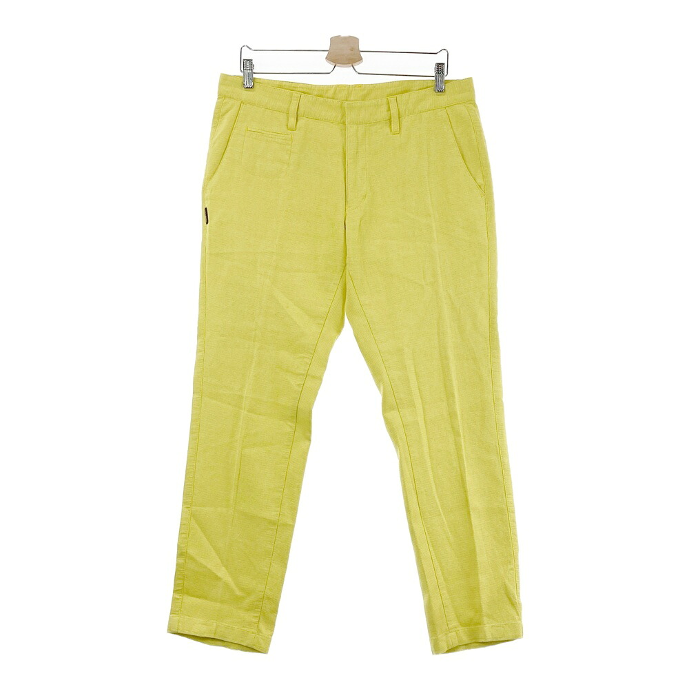 JACK BUNNY ジャックバニー ストレッチパンツ イエロー系 6 【中古】ゴルフウェア メンズ
