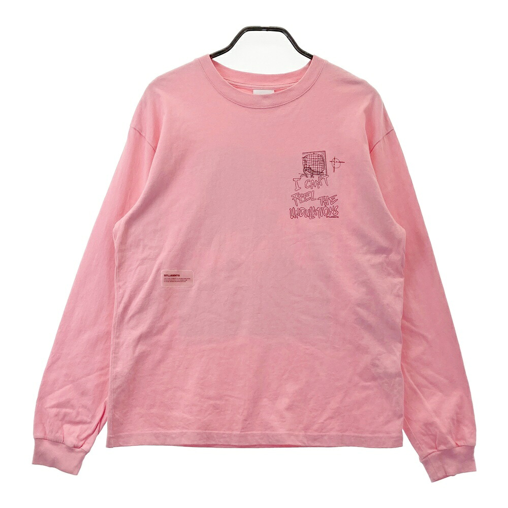 Students Golf スチューデンツゴルフ 2023年モデル 長袖Tシャツ ピンク系 M 【中古】ゴルフウェア メンズ