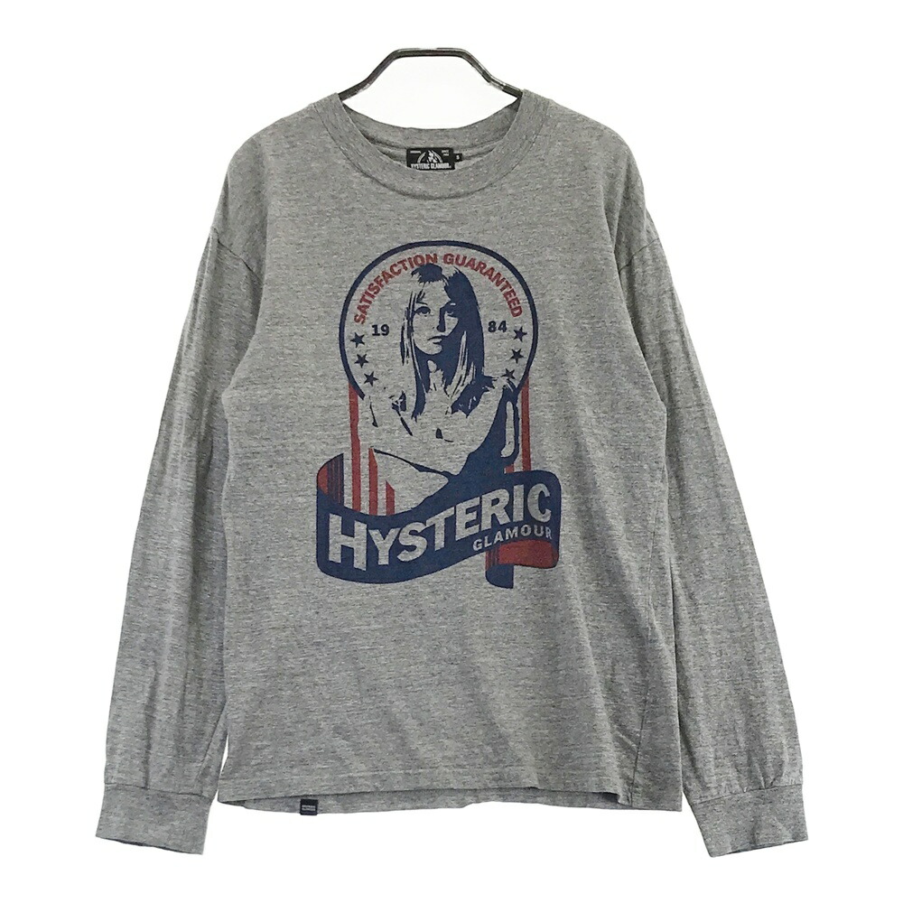 HYSTERIC GLAMOUR ヒステリックグラマー長袖Tシャツグレー 楽天市場】HYSTERIC GLAMOUR ヒステリックグラマー Tシャツ