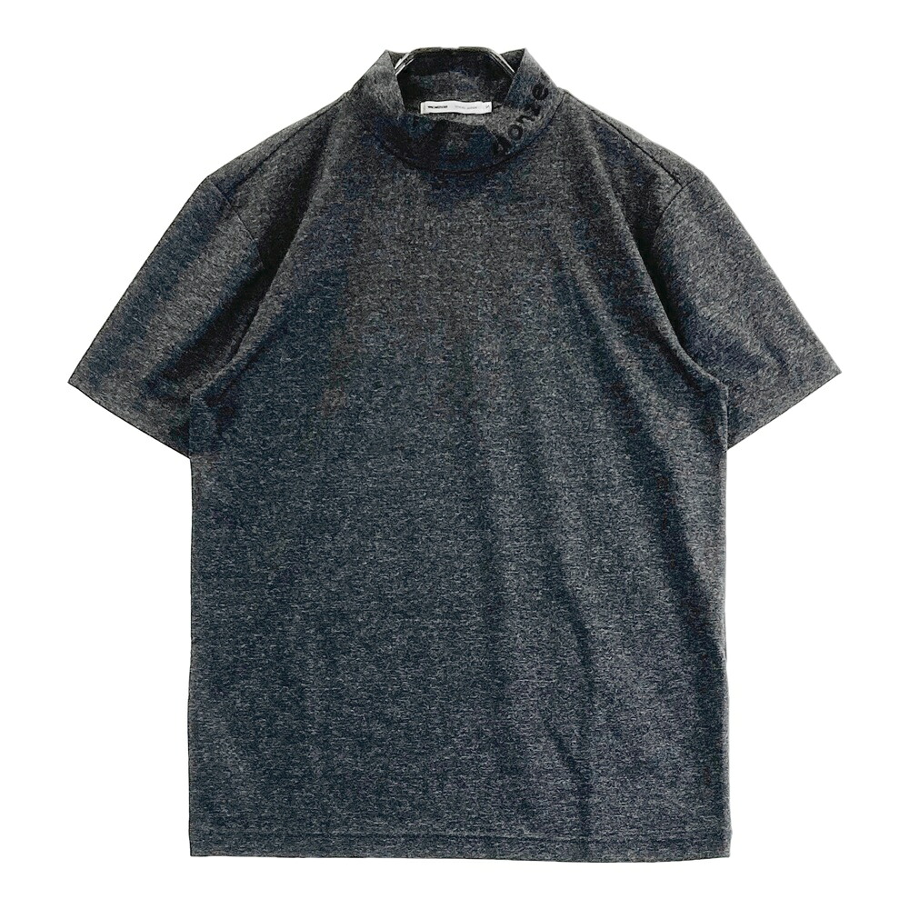 MONZEE モンジー ハイネック 半袖Tシャツ グレー系 S 【中古】ゴルフウェア メンズ