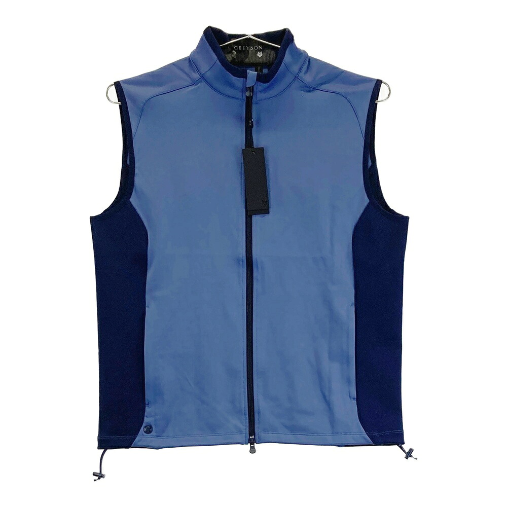GREYSON グレイソン MSP24056 ベスト SEQUOIA VEST ブルー系 M 【中古】ゴルフウェア メンズ