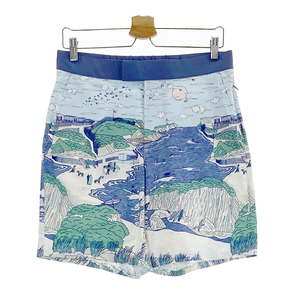GREYSON グレイソン MSP24T39B ハーフパンツ DITCH SUPERIOR SHORT 総柄 ブルー系 30 【中古】ゴルフウェア メンズ