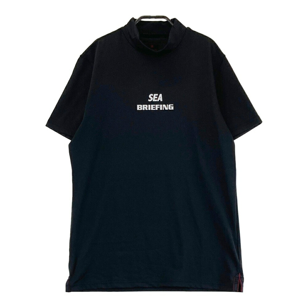 サイズ：L BRIEFING GOLF ブリーフィング WIND AND SEA 半袖モック
