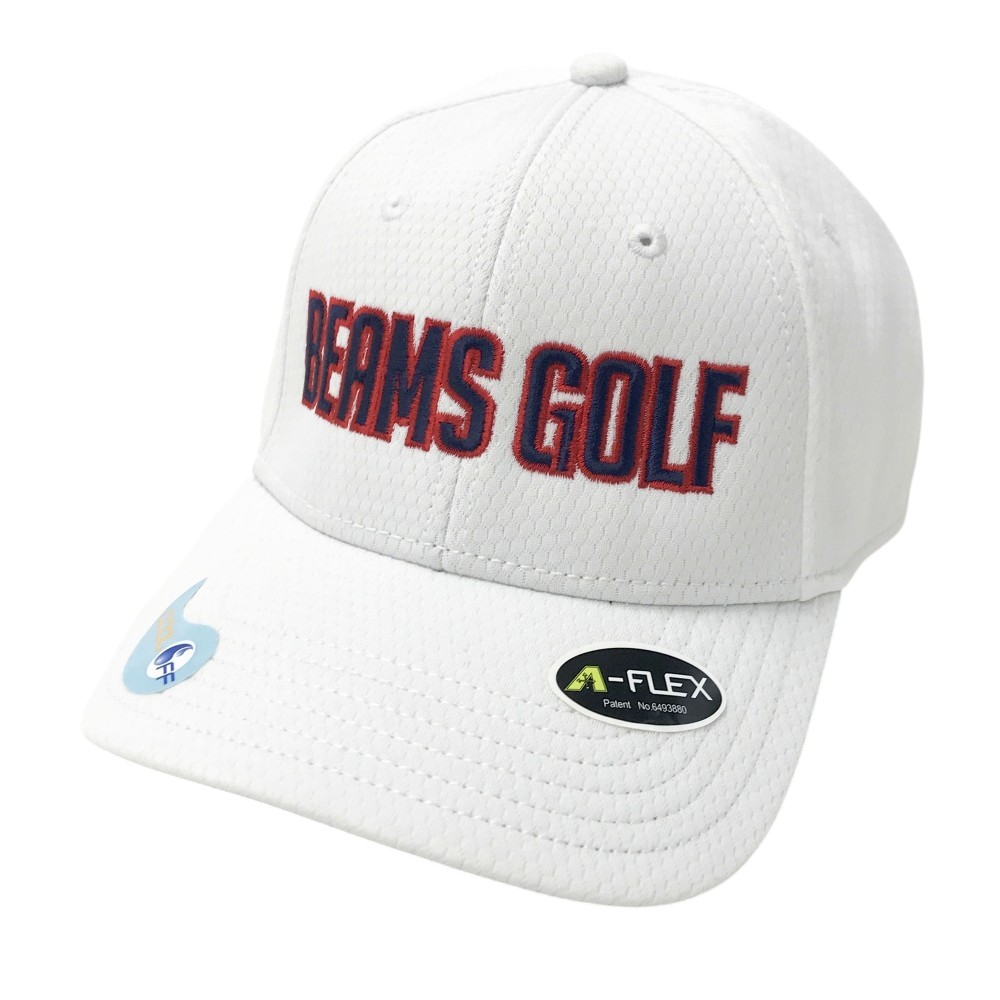 BEAMS GOLF ビームスゴルフ キャップ ホワイト系 【中古】ゴルフウェア