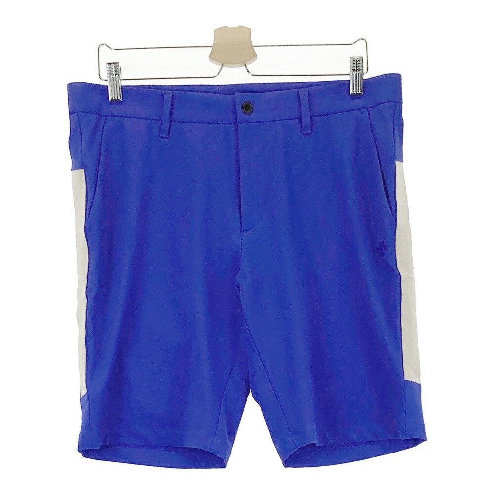 DESCENTE GOLF デサントゴルフ ストレッチ ハーフパンツ ブルー系 XO 【中古】ゴルフウェア メンズ