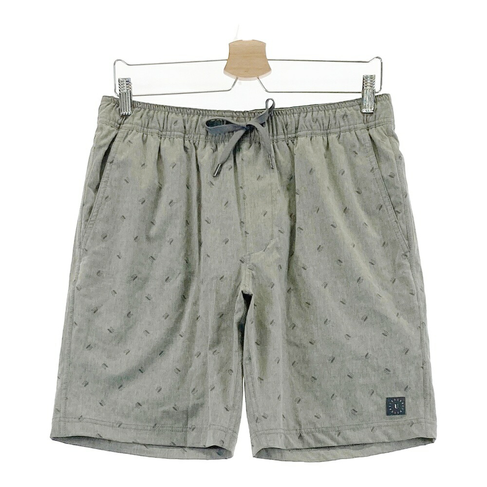 LINKSOUL リンクソウル インナー付 ハーフパンツ 総柄 カーキ系 M 【中古】ゴルフウェア メンズ画像