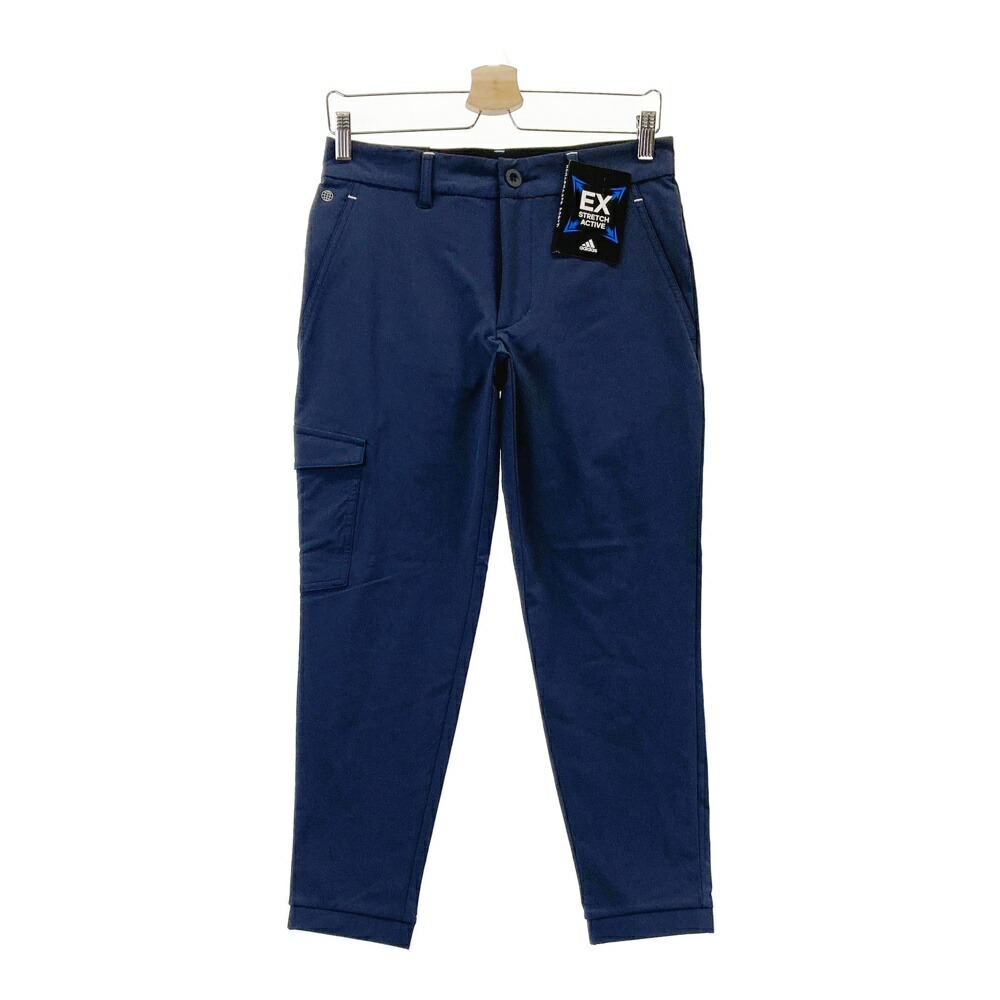ADIDAS GOLF アディダスゴルフ ストレッチパンツ ネイビー系 76 【中古】ゴルフウェア メンズ
