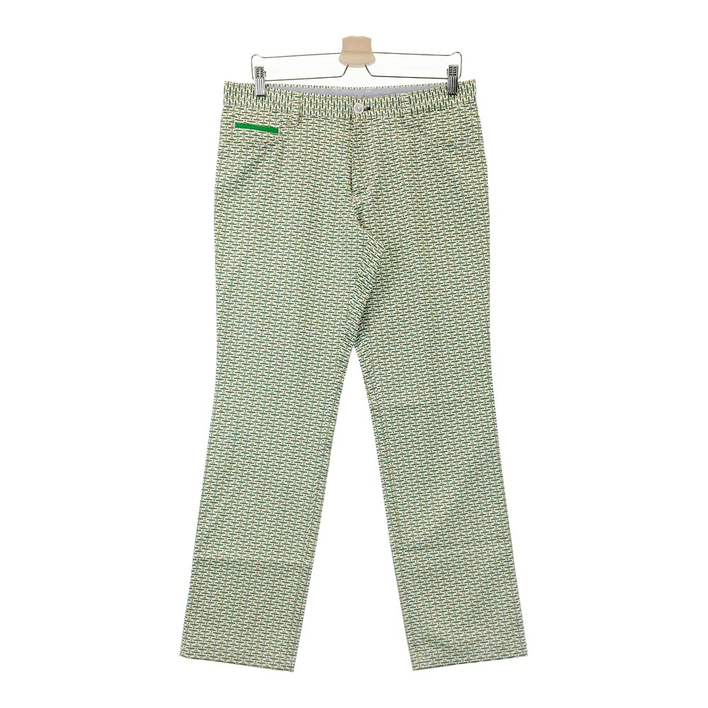 CALLAWAY キャロウェイ ロングパンツ 総柄 グリーン系 L 【中古】ゴルフウェア メンズ