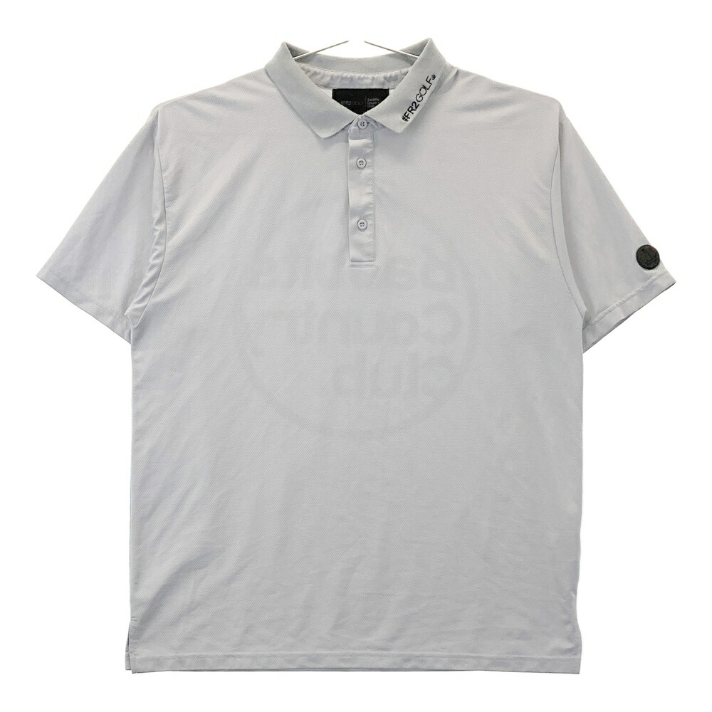 【レア】FR2 GOLF ゴルフ ポロシャツ 水色 ロゴ Mサイズ 2025年最新】FR2 メンズ ポロシャツの人気アイテム - メルカリ