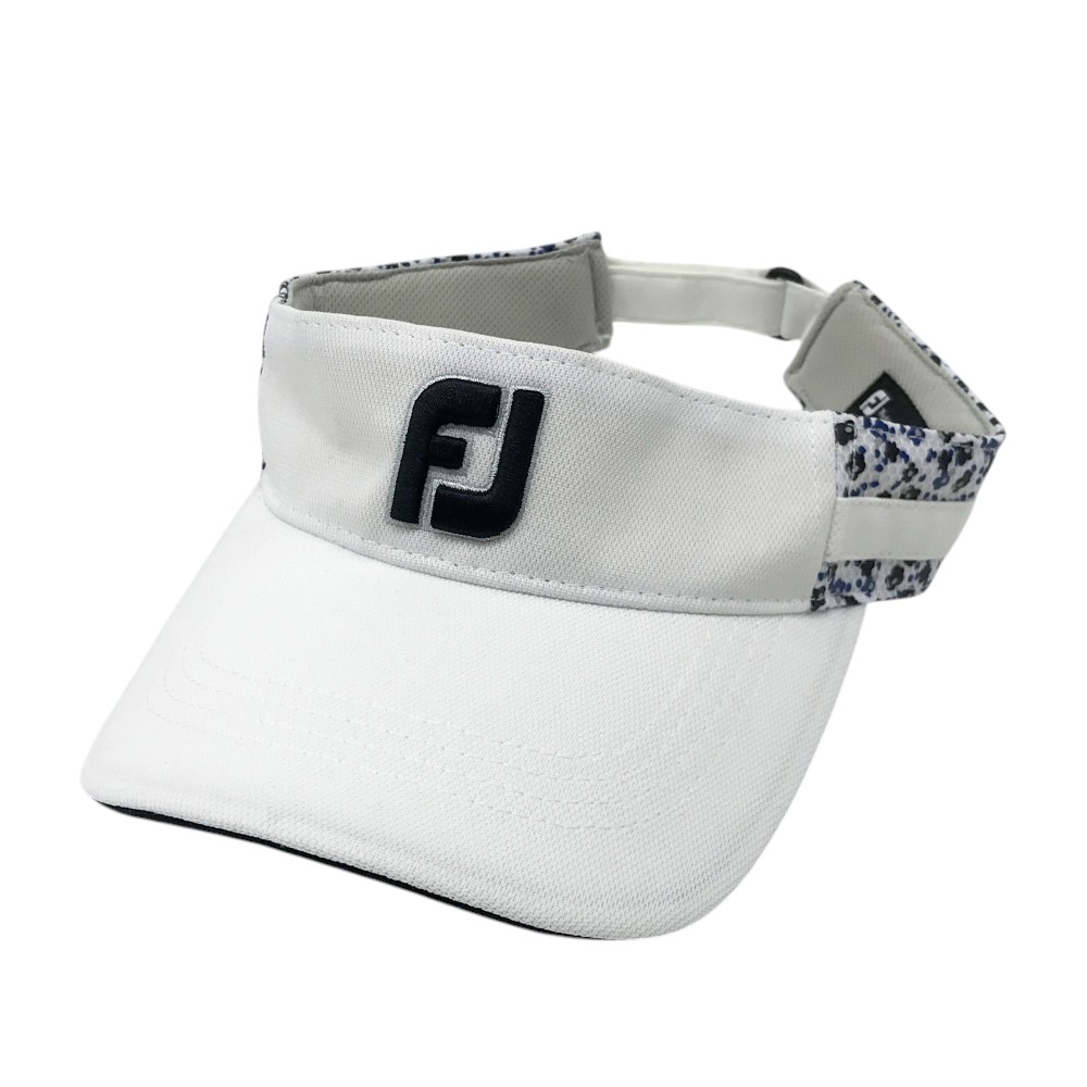 monzee ホワイトバイザー F