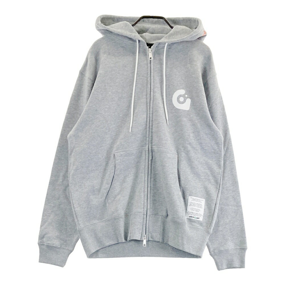 GRAVIS GOLF グラビスゴルフ GGM-3A-AD02 ジップパーカー  薄墨色系 M 【中古】ゴルフお召しもの メンズ スポーツ・アウトドア-ゴルフ
