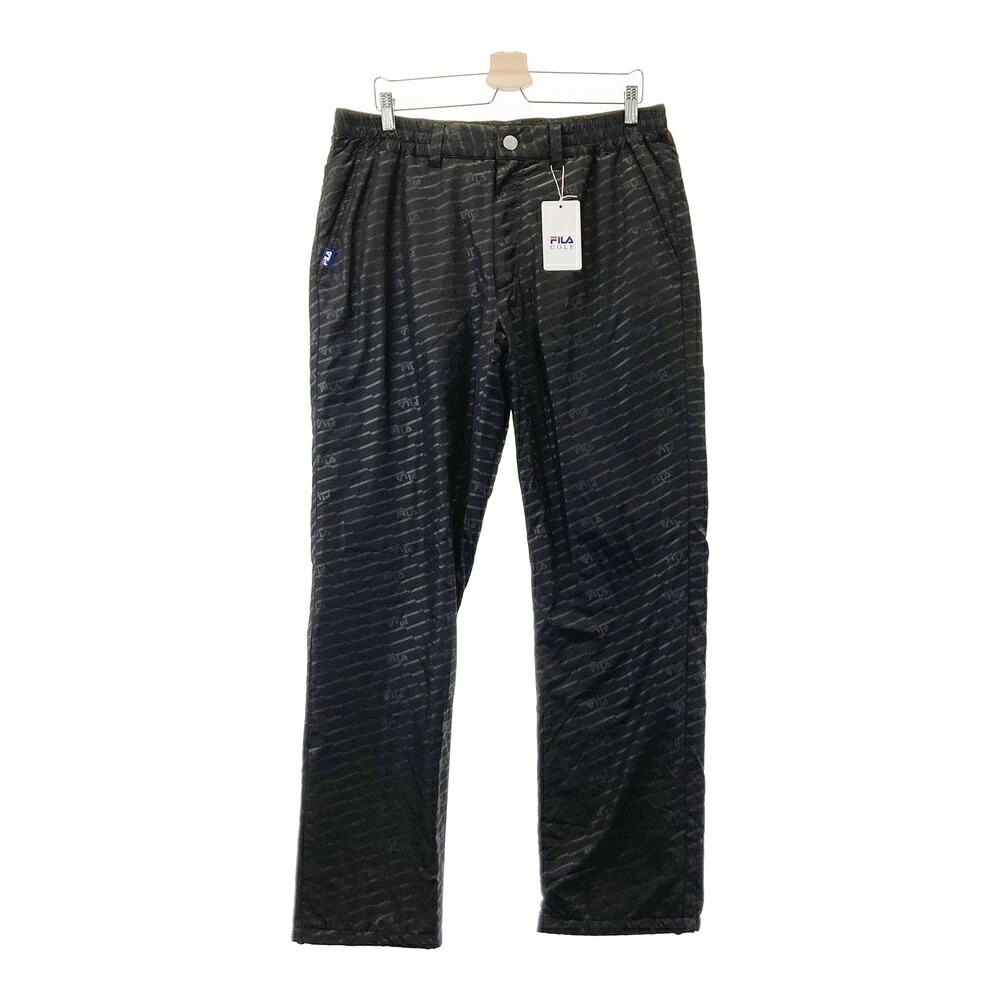 FILA GOLF フィラゴルフ 782-380 中綿パンツ ブラック系 LL 【中古】ゴルフウェア メンズ