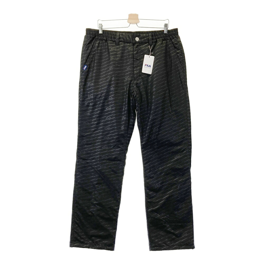 FILA GOLF フィラゴルフ 782-380 中綿パンツ ブラック系 3L 【中古】ゴルフウェア メンズ