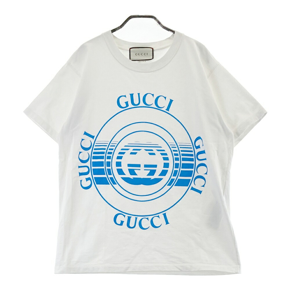 GUCCI グッチ 616036 半袖Tシャツ ホワイト系 XS 【中古】メンズ|中古ゴルフウェア通販STST