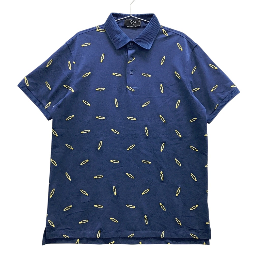 EASTSIDEGOLF イーストサイドゴルフ 半袖ポロシャツ ブルー系 M 【中古】ゴルフウェア メンズ