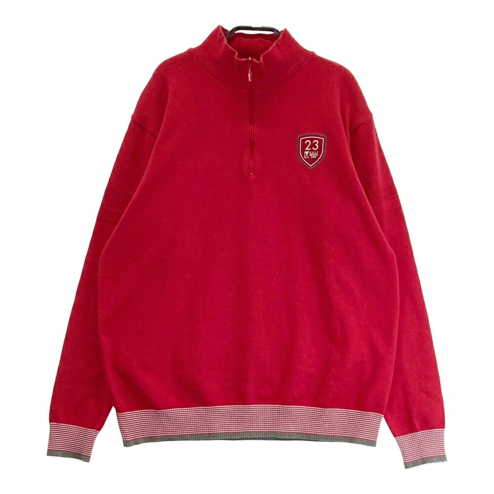 楽天市場】23区スポーツ ハイネックセーター レッド×グレー インナー付