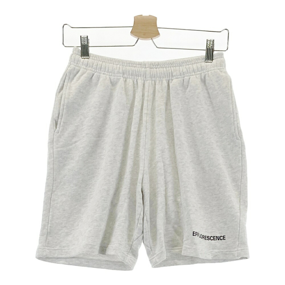 EFFLORESCENCE エフロレッセンス ハーフパンツ スウェット グレー系 S 【中古】ゴルフウェア メンズ