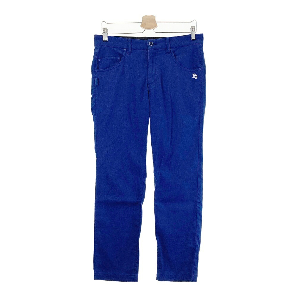 PEARLY GATES パーリーゲイツ ストレッチパンツ ブルー系 4 【中古】ゴルフウェア メンズ