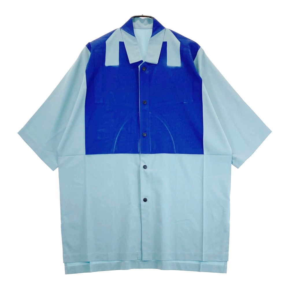 ISSEY MIYAKE イッセイ ミヤケ LA33FJ071 半袖シャツ ブルー系 3 【中古】メンズ