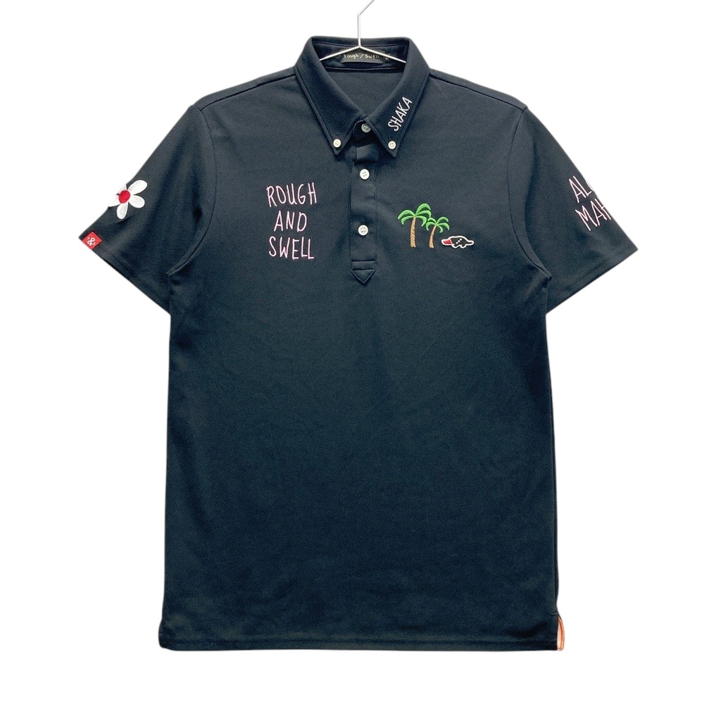 ラフ&スウェル L オープンカラー 半袖 Tシャツ ポロシャツ ゴルフウェア ラフ&スウェル L オープンカラー 半袖 Tシャツ ポロシャツ ゴルフ