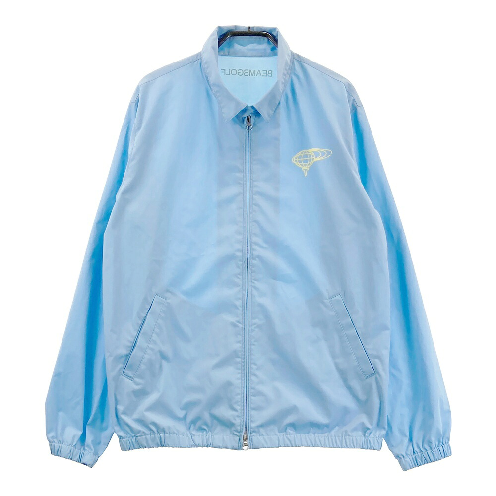 BEAMS GOLF ビームスゴルフ 襟付 ジップジャケット ブルー系 L 【中古】ゴルフウェア メンズ|中古ゴルフウェア通販STST