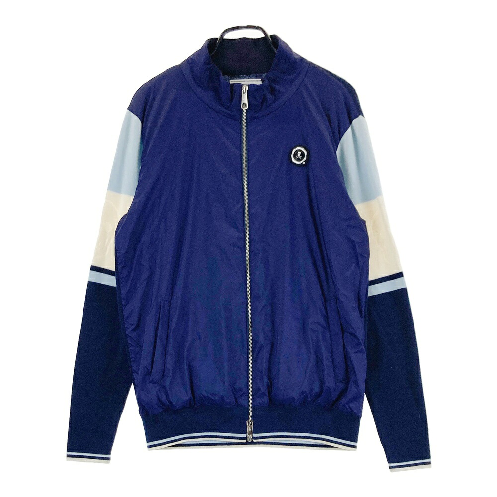 MARK&LONA マークアンドロナ ニット切替 中綿ジャケット ネイビー系 XL 【中古】ゴルフウェア メンズ｜中古ゴルフウェア通販STST
