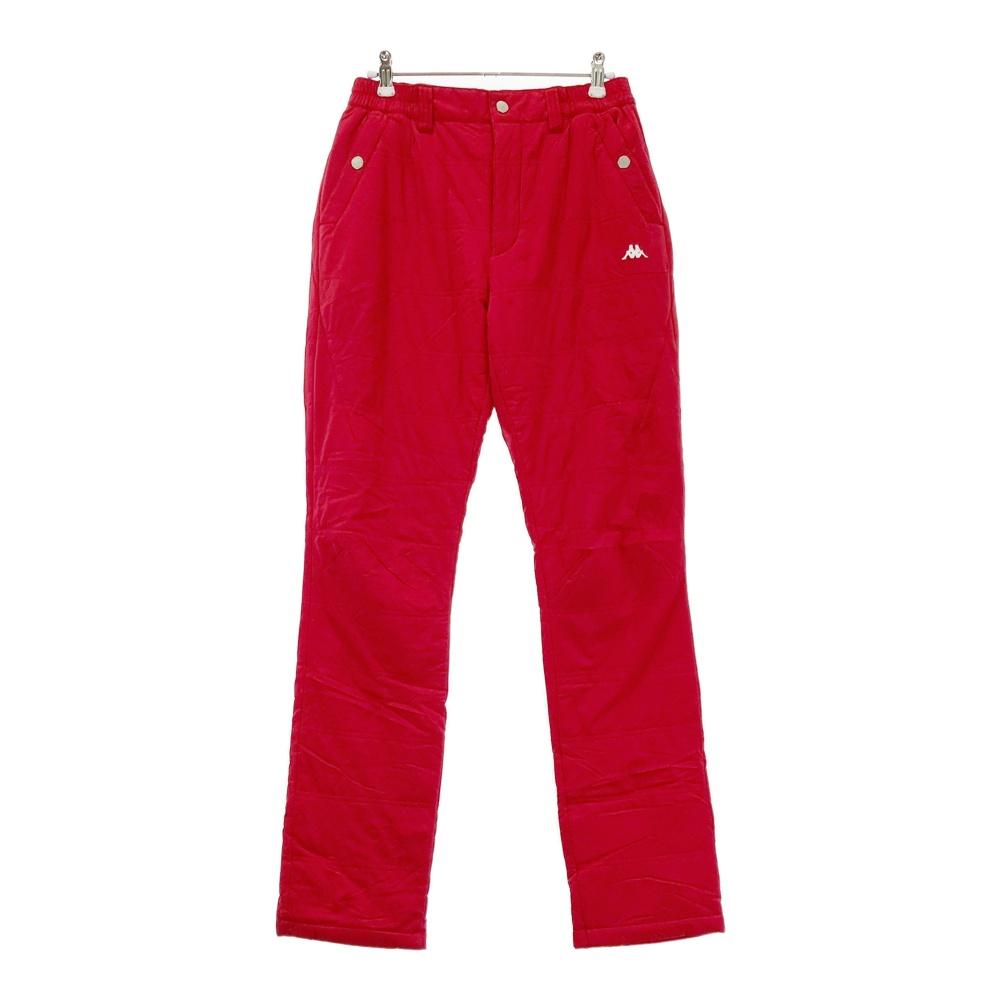 KAPPA GOLF カッパゴルフ 中綿 ナイロンパンツ レッド系 M 【中古】ゴルフウェア メンズ