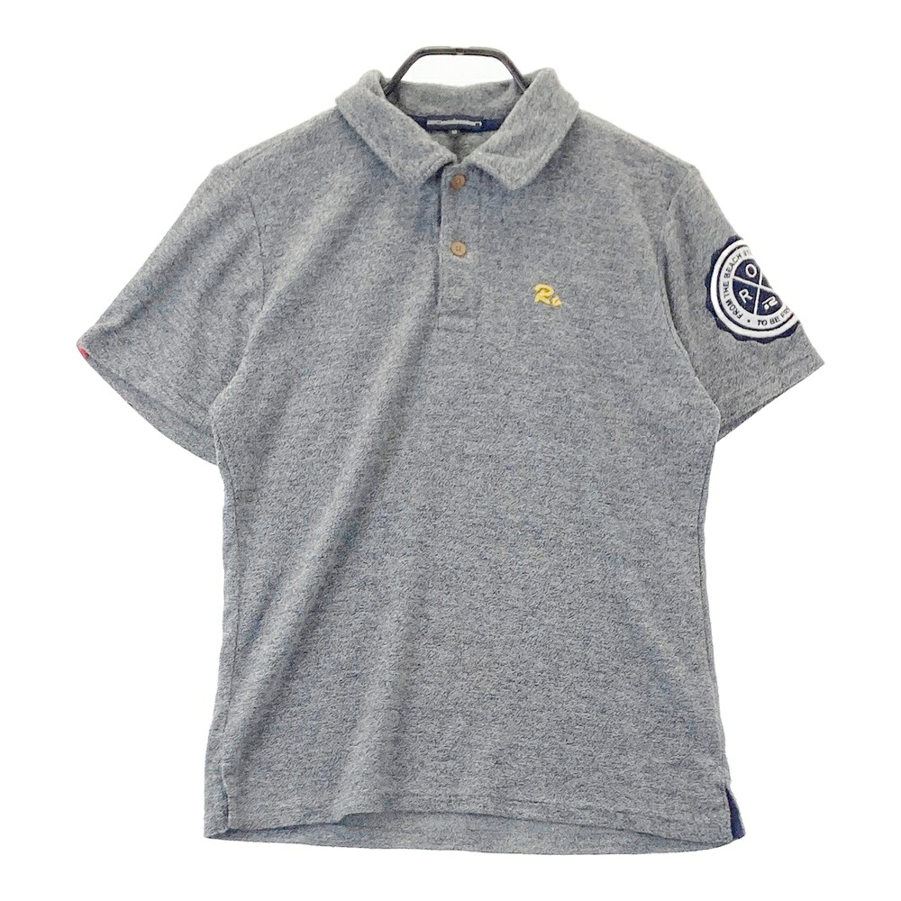 ROSASEN ロサーセン 半袖ポロシャツ グレー系 M 【中古】ゴルフウェア メンズ