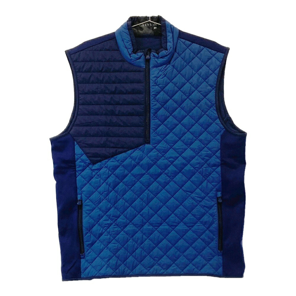 GREYSON グレイソン  中綿ベスト  ネイビー系 M 【中古】ゴルフウェア メンズ