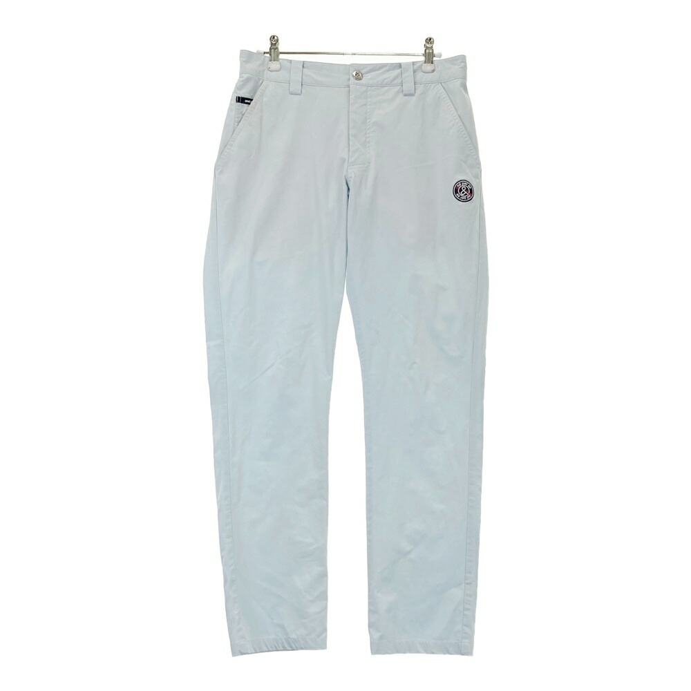 AND PER SE アンパスィ ストレッチロングパンツ ブルー系 M 【中古】ゴルフウェア メンズ