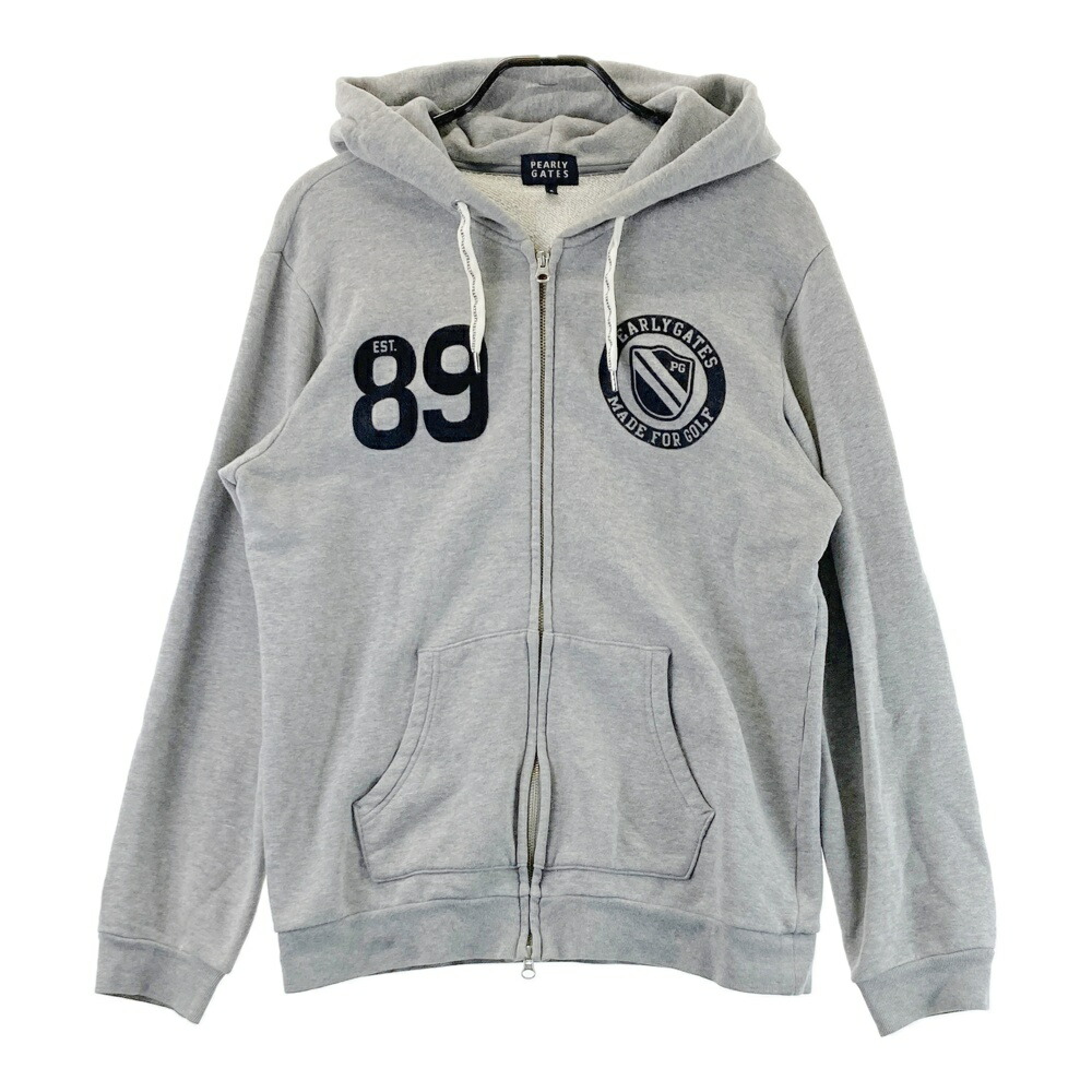 バーリゲイツ XLサイズ ナイロンジップアップ 胸ロゴ アームロゴ バッグロゴ 楽天市場】【美品】パーリーゲイツ ジップパーカー 白×ネイビー