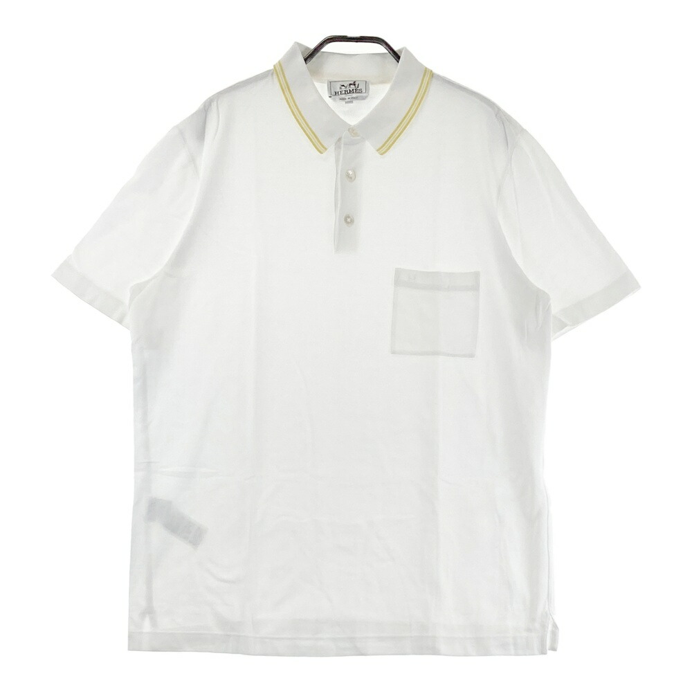 楽天市場】HERMES エルメス ポロシャツ Broderie H 「H」刺繍