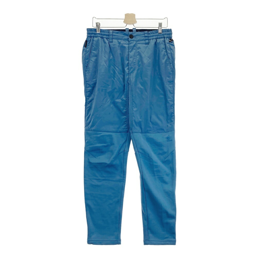 LE COQ GOLF ルコックゴルフ 裏起毛 切替 中綿パンツ ブルー系 L 【中古】ゴルフウェア メンズ