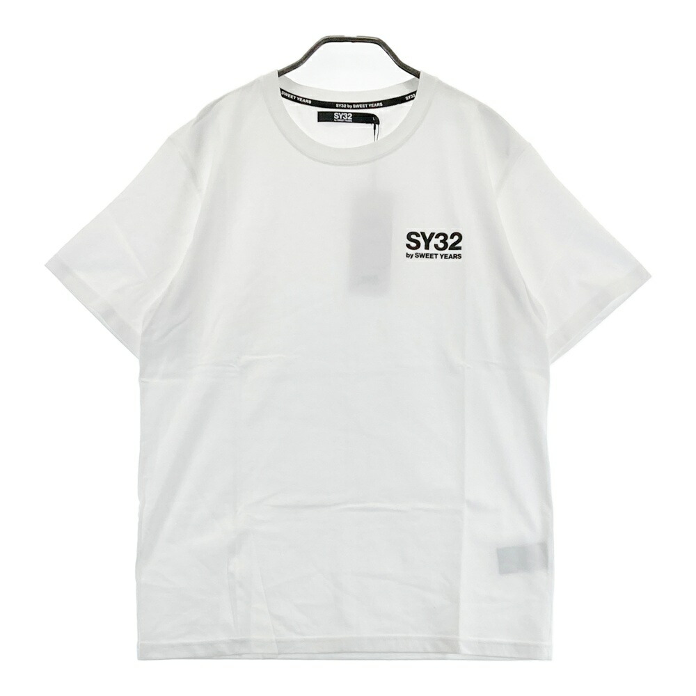 SY32 BY SWEET YEARS スウィートイヤーズ 半袖Tシャツ 3Dロゴ ホワイト系 L 【中古】メンズ